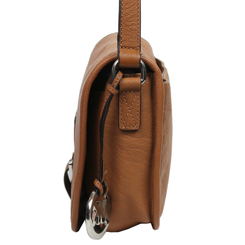 bolsa-michael-kors-flap-couro-caramelo