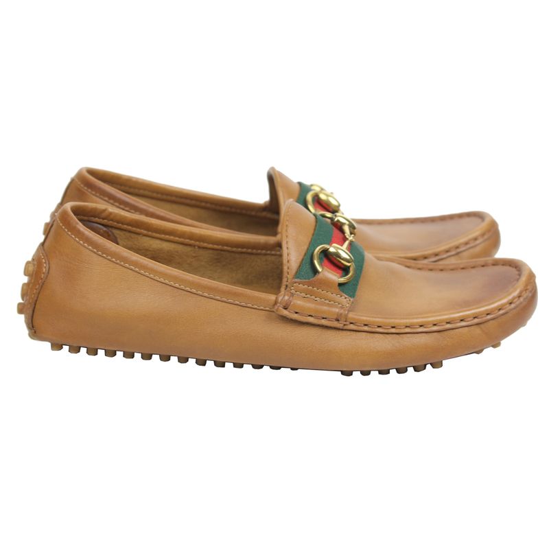 Mocassim-Gucci-Horsebit-Caramelo