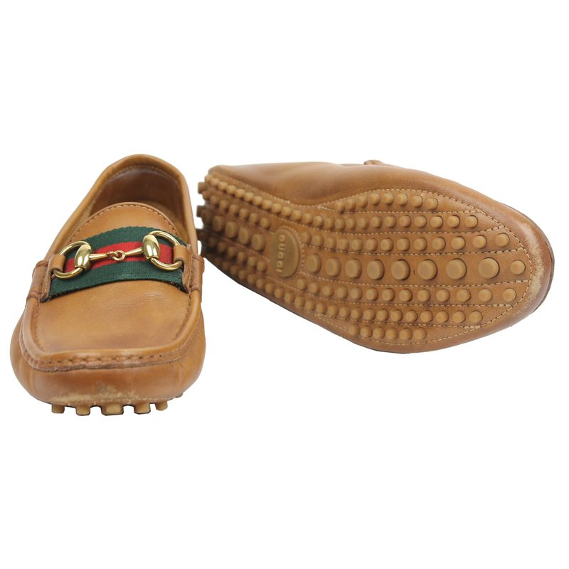 Mocassim-Gucci-Horsebit-Caramelo