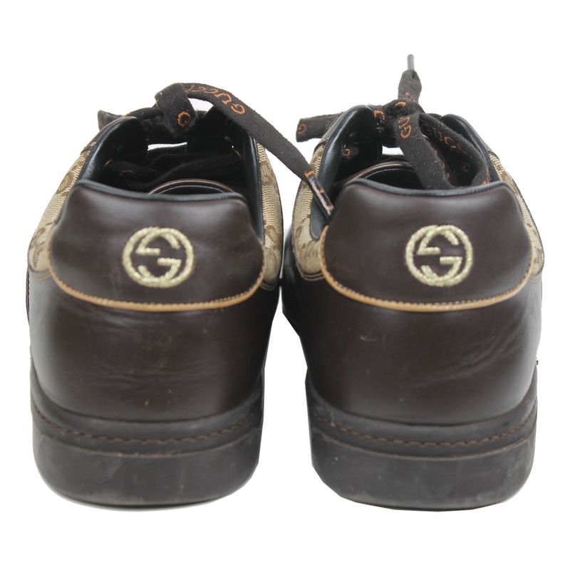 Tenis-Gucci-Canvas-Marrom