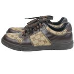 Tenis-Gucci-Canvas-Marrom