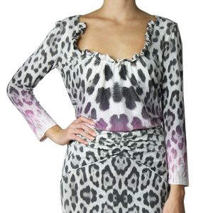 Conjunto Longo Roberto Cavalli Animal Print