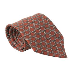 Gravata Hermes Terracota