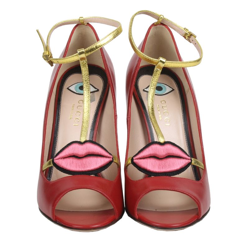 Sandalia-Gucci-Molina-Lip-Vermelha