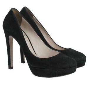 Pump Miu Miu Camurça Preto