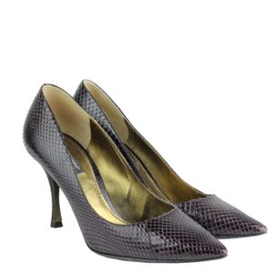 Scarpin de Bico Fino Dolce&Gabbana Vinho