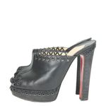 -Mule---Louboutin---Couro---Preto