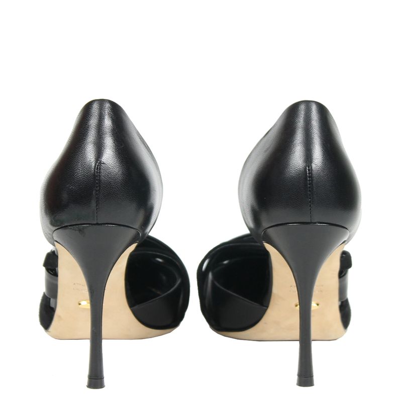 scarpin-sergio-rossi-camurca-e-verniz-preto