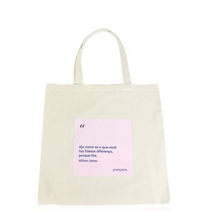 Ecobag Prettynew Faça a Diferença Rosa