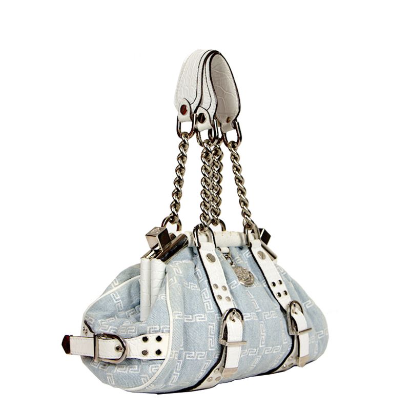 Bolsa-Versace-Denim-Couro-Branco