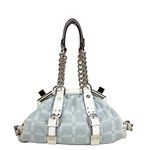 Bolsa-Versace-Denim-Couro-Branco