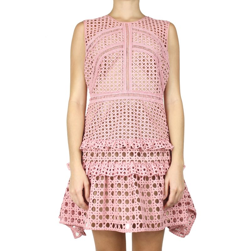 Vestido-Self-Portrait-Rosa