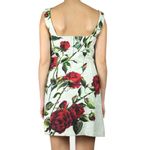 Vestido-Dolce-_-Gabbana-Brocado-Verde-com-Rosas