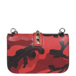 Bolsa-Valentino-Lock-Camouflage-Vermelha