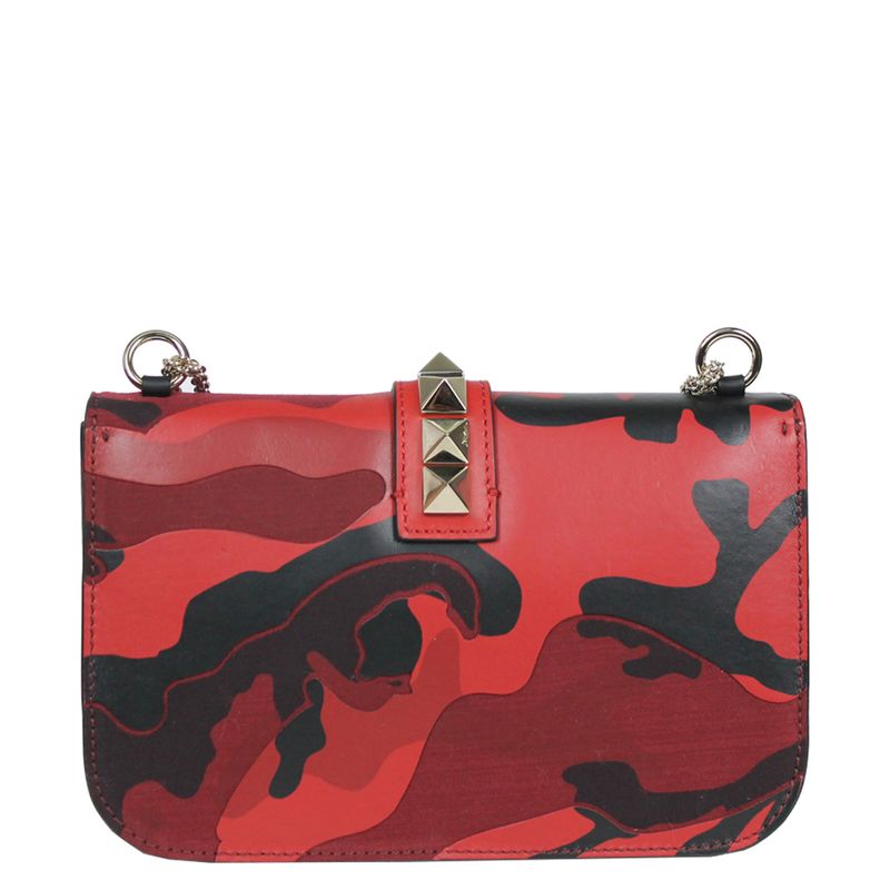 Bolsa-Valentino-Lock-Camouflage-Vermelha