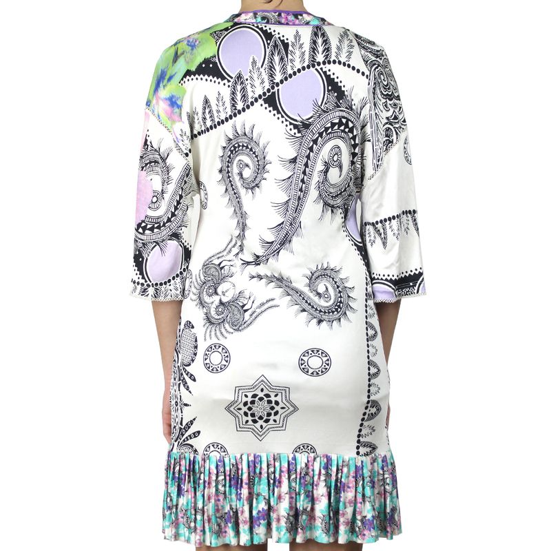 estido-Roberto-Cavalli-Estampado-com-Plissado-na-Barra