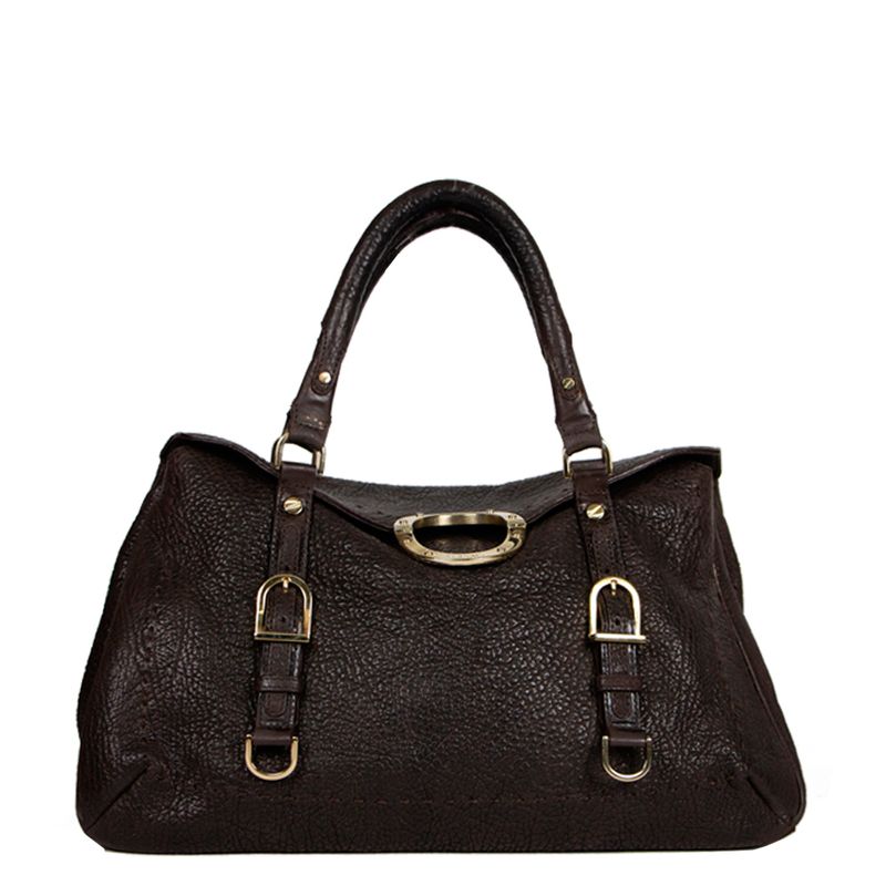 Bolsa-Versace-Couro-Marrom
