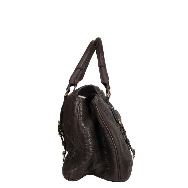 Bolsa-Versace-Couro-Marrom