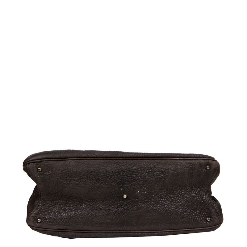 Bolsa-Versace-Couro-Marrom