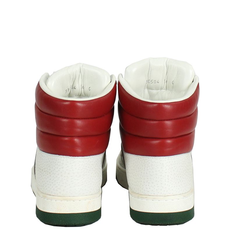 Tenis-Gucci-Couro-Branco-Cano-Medio