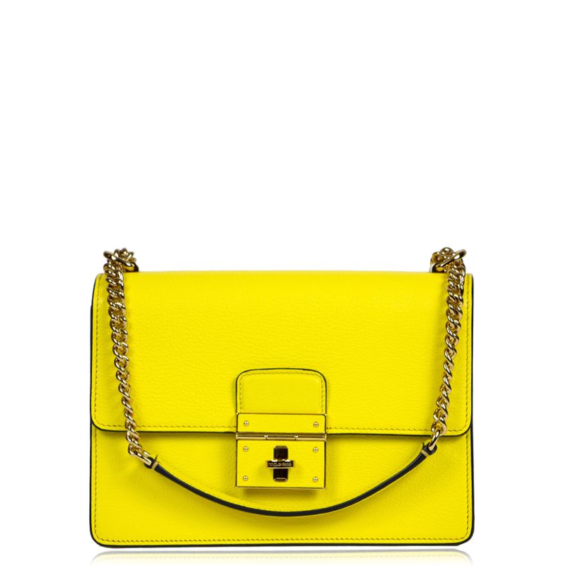 Bolsa-Dolce-_-Gabbana-Couro-Amarelo