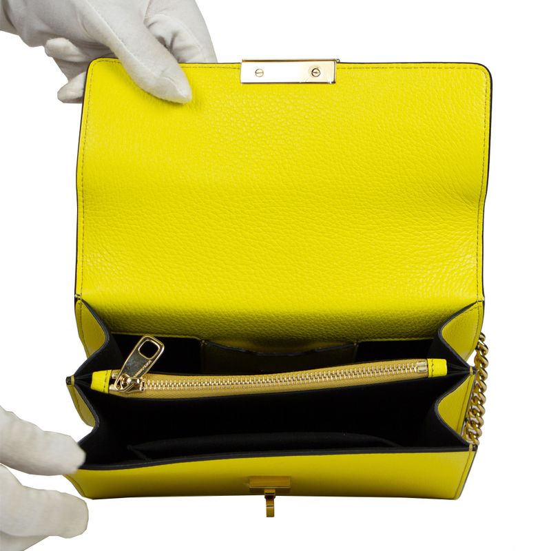 Bolsa-Dolce-_-Gabbana-Couro-Amarelo