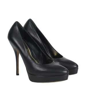 Scarpin Gucci Couro Preto