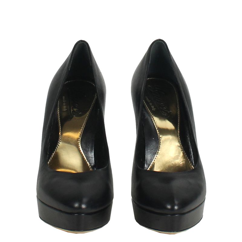 Scarpin-Gucci-Couro-Preto