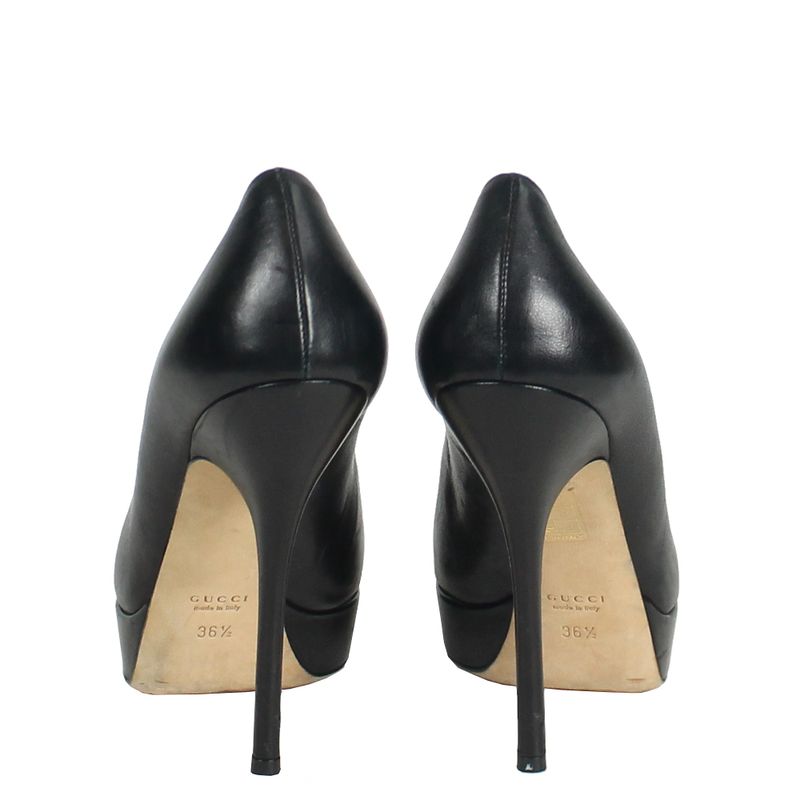 Scarpin-Gucci-Couro-Preto