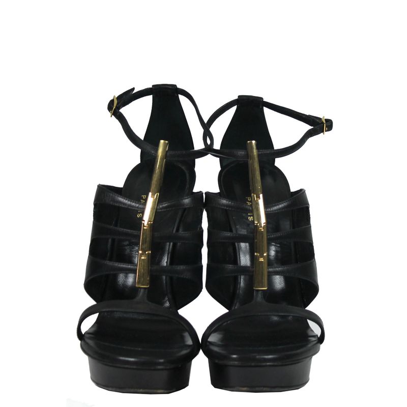 Sandalia-Saint-Laurent-Ferragens-Couro-Preto