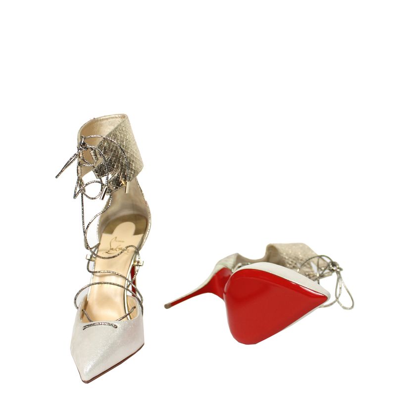 Scarpin-Christian-Louboutin-Tornozeleira-Prateado