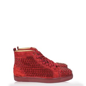 Tenis Christian Louboutin Spikes Vermelho