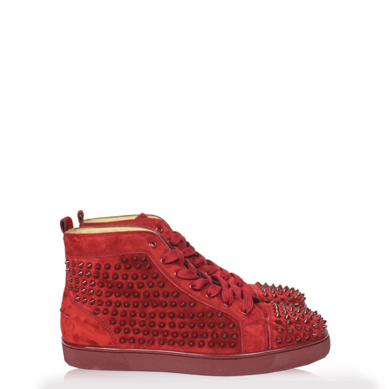 Tenis-Christian-Louboutin-Spikes-Vermelho