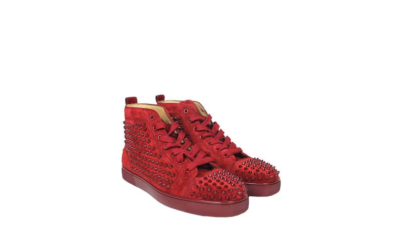 Tenis louboutin sale vermelho