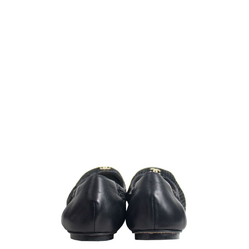 Sapatilha-Chanel-Couro-e-Verniz-Preto