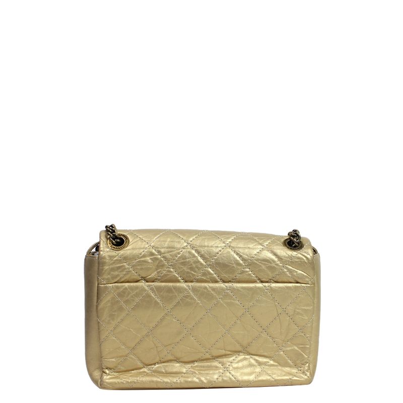 Bolsa-Chanel-Rue-Cambon-Dourado