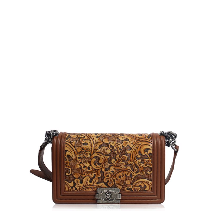 Bolsa-Chanel-Boy-Couro-Caramelo