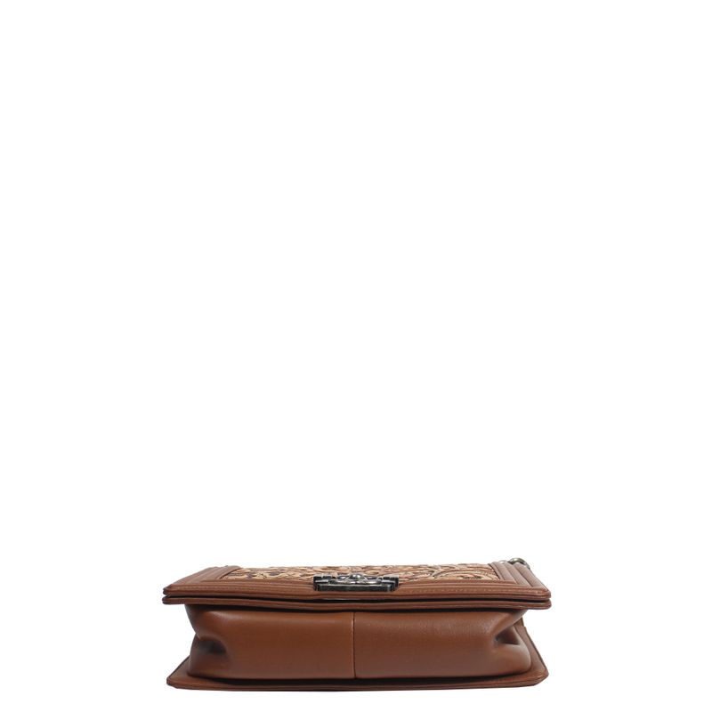 Bolsa-Chanel-Boy-Couro-Caramelo