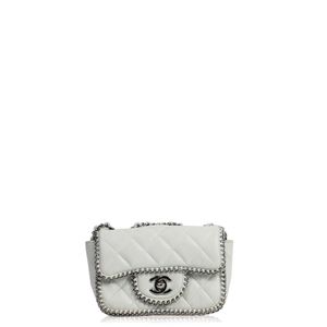 Bolsa Chanel Classic Couro Branco