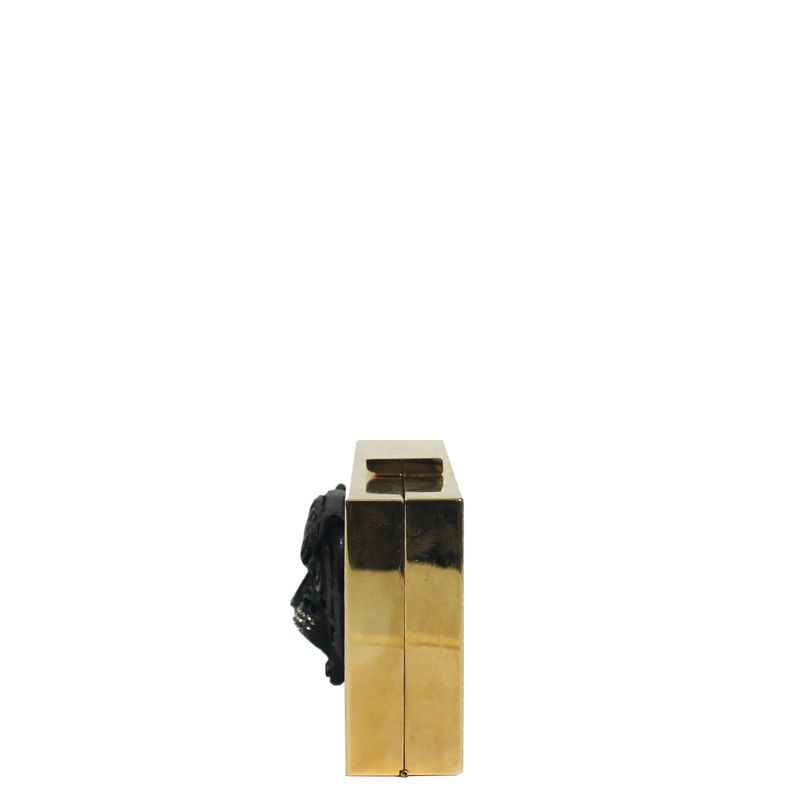 Clutch-Lanvin-Minaudiere-Tigre-Dourado-e-Preto