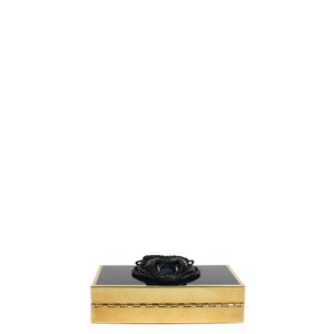 Clutch Lanvin Minaudiere Tigre Dourado e Preto