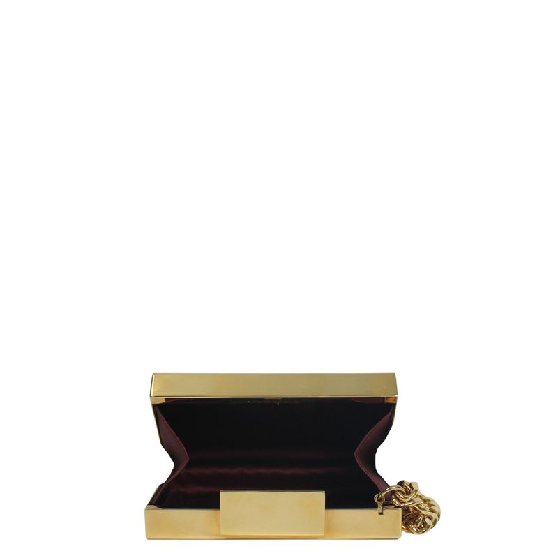 Clutch-Lanvin-Minaudiere-Tigre-Dourado-e-Preto