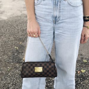 Bolsa Louis Vuitton Eva Inventeur Damier Ebene