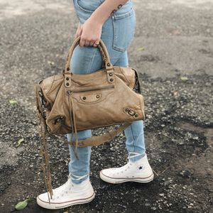 Bolsa Balenciaga Classic City Caramelo