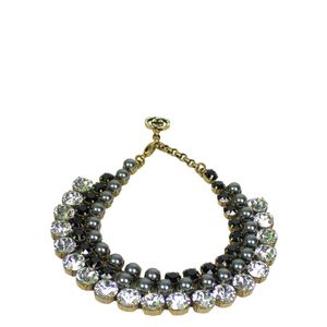 Colar Gucci Strass e Perolas
