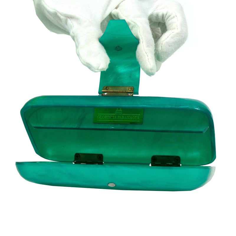 Clutch-Glorinha-Paranagua-Acrilico-Verde