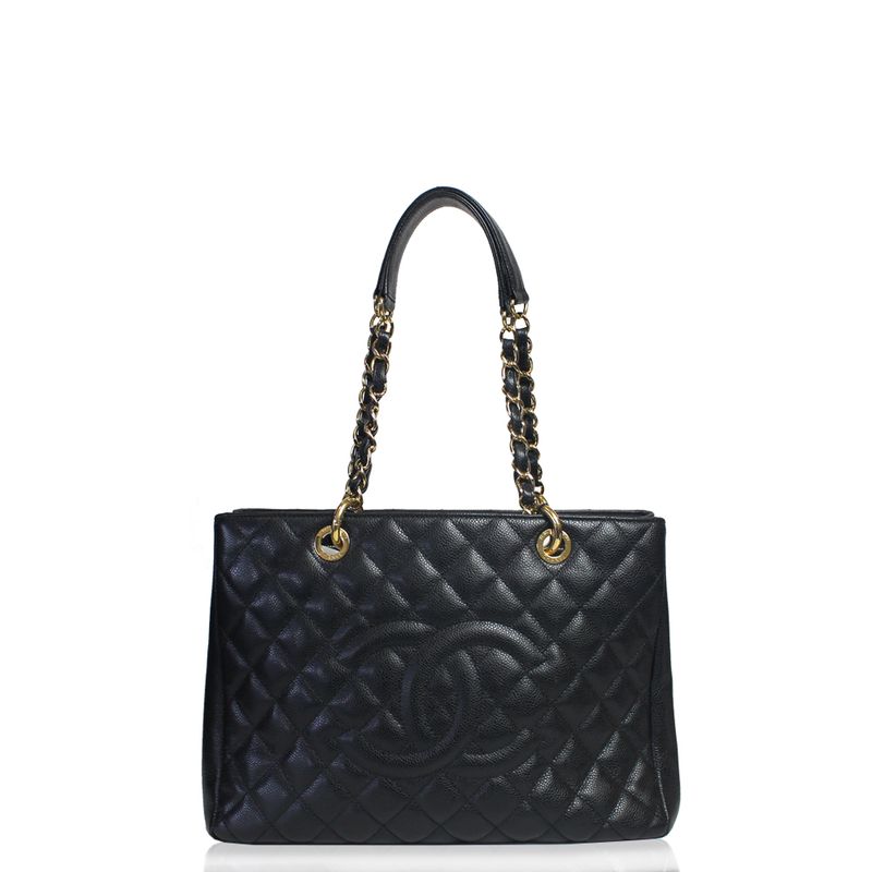 Bolsa-Chanel-Shopper-Caviar-Preto-Grande