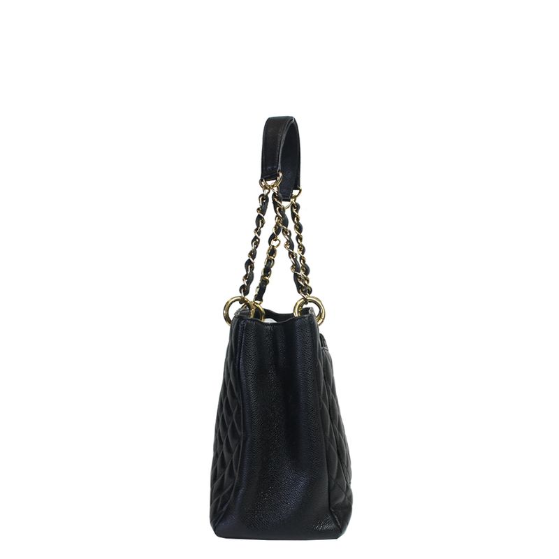 Bolsa-Chanel-Shopper-Caviar-Preto-Grande