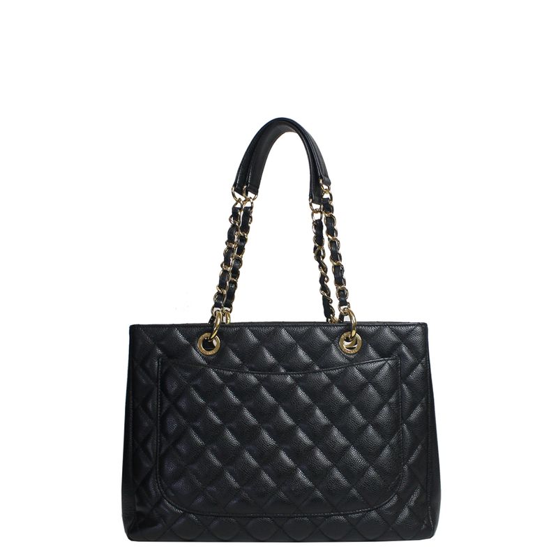Bolsa-Chanel-Shopper-Caviar-Preto-Grande