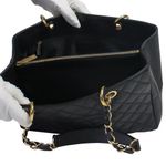 Bolsa-Chanel-Shopper-Caviar-Preto-Grande